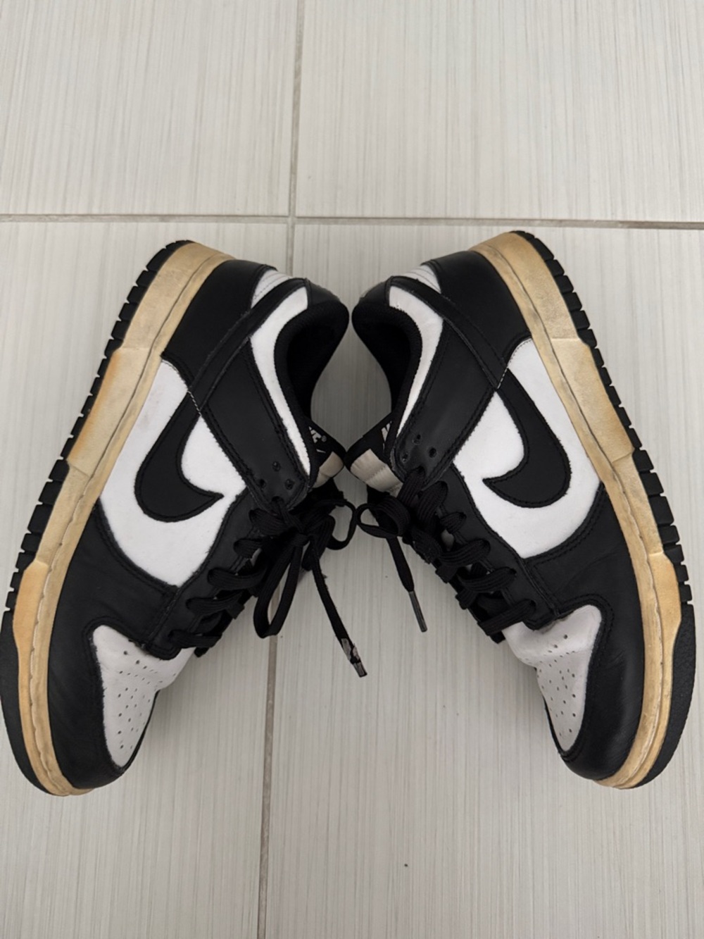 Nike Women’s Black and White Low-Top Sneakers